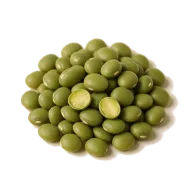 geschälte gespaltene grüne Linsen (gelb, moong dal)