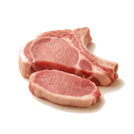 dicke Koteletts (ich habe Rippenkotelett verwendet)