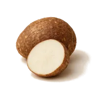 Malanga, geschält und in 2,5 cm Stücke geschnitten