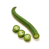 Schlangenbohnen oder grüne Bohnen, geputzt und in 2 cm Stücke geschnitten (230 g)