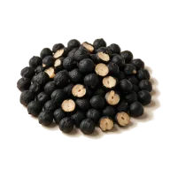 Getrocknete schwarze Kichererbsen
