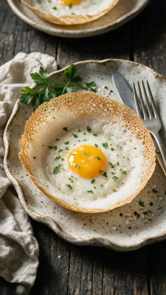 Appam (Reis-Kokos-Pfannkuchen)