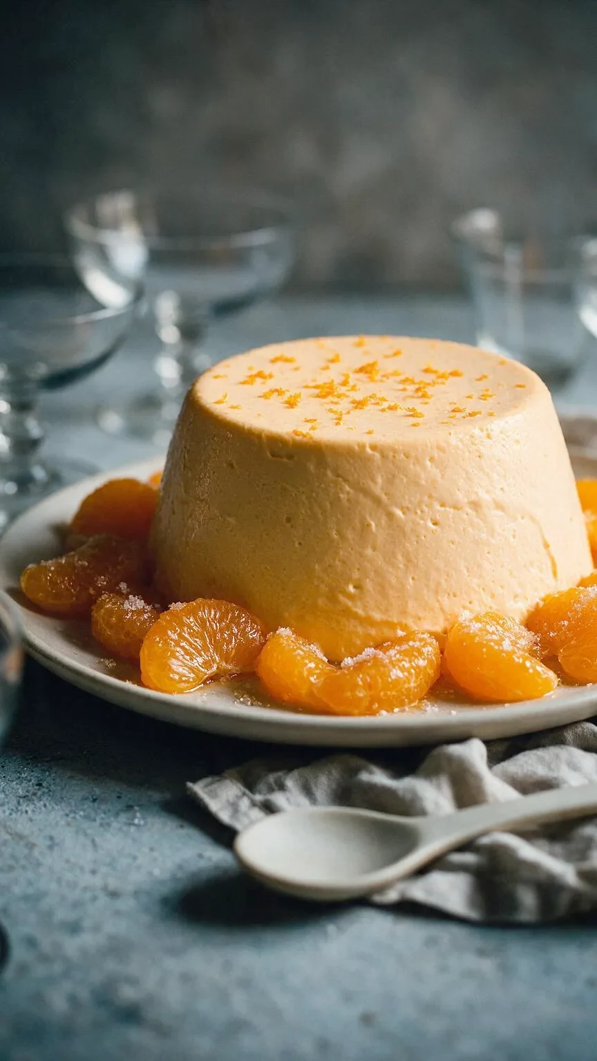 Bayerische Creme mit Orange