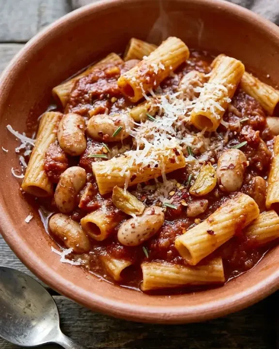 Pasta e Fagioli (KI-Illustration)