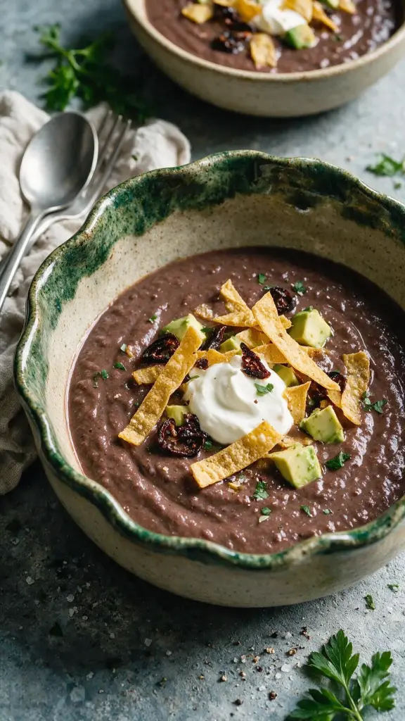 Schwarzbohnensuppe