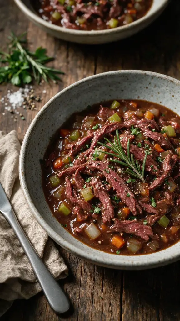 Straußen-Ragout mit Schokolade