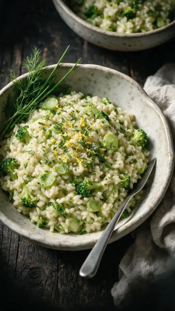 Brokkoli-Zitronen-Risotto