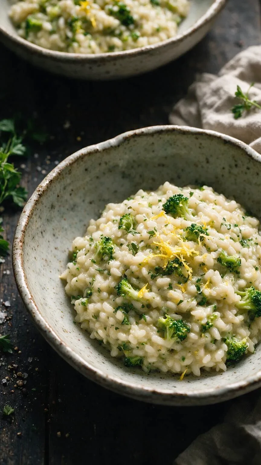 Brokkoli-Zitronen-Risotto