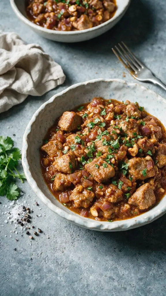 Schweinefleisch Vindaloo