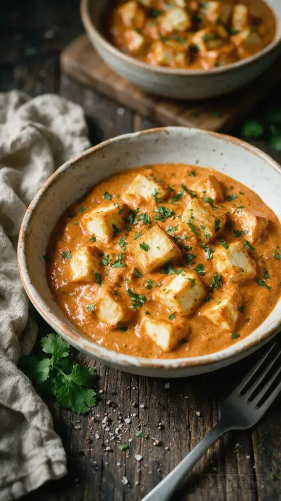 Paneer in Cashew-Paprikasauce