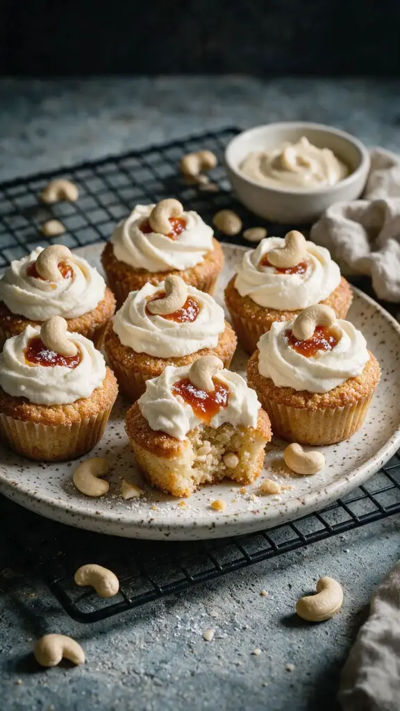 Cashew-Nuss Cupcakes