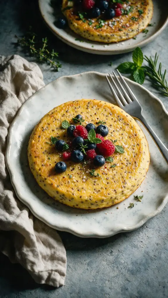 Pfannkuchen mit Chiasamen