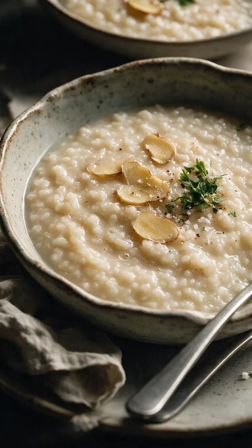 Congee mit Ingwer