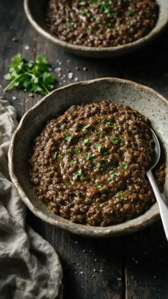 Dal Makhani, schwarze Linsen