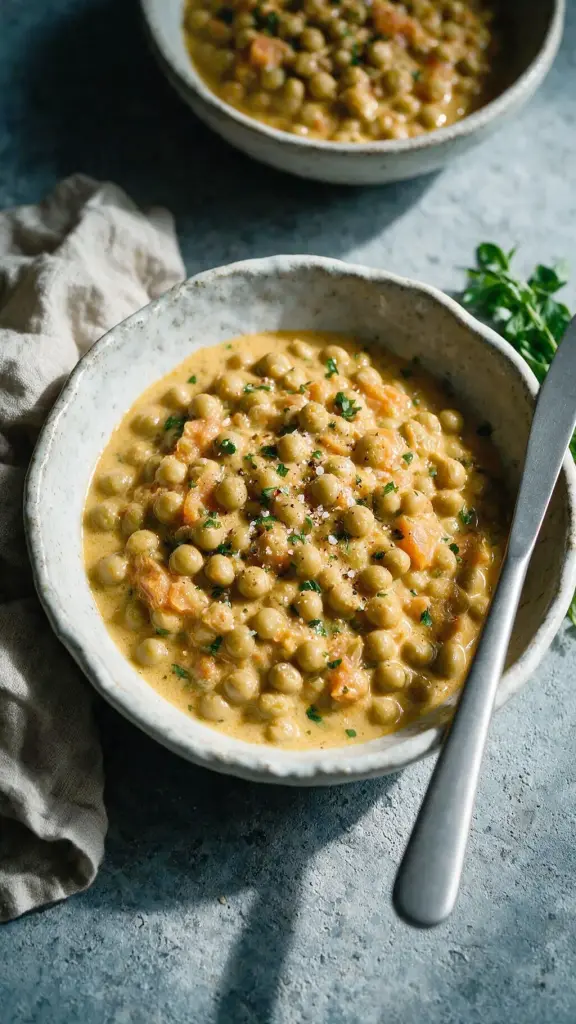 Straucherbsen-Curry
