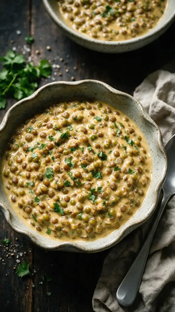 Dal Korma mit Cashew-Mandel-Sauce