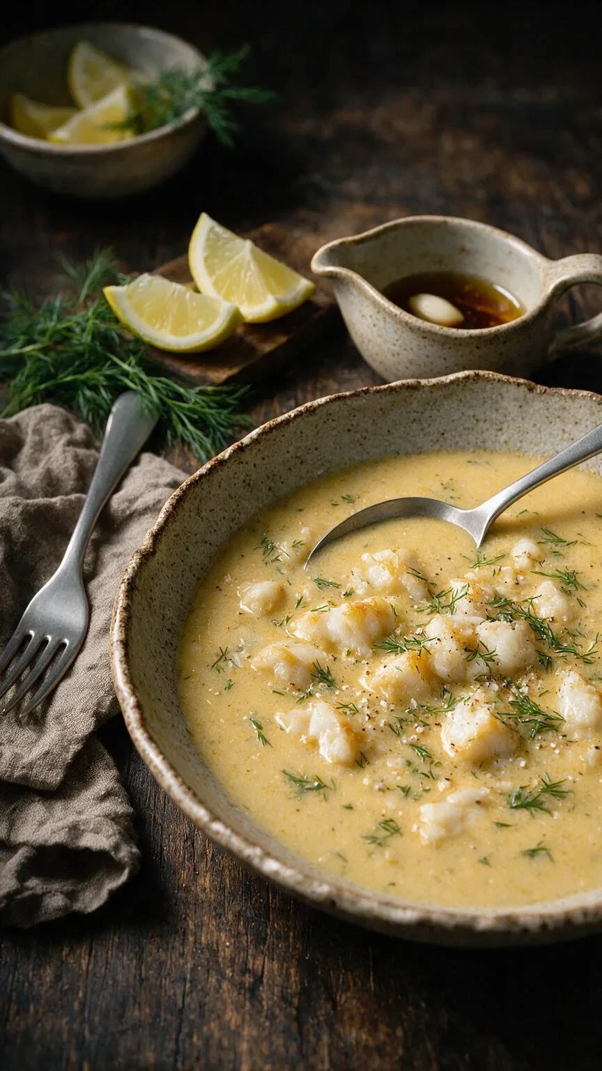 Dill-Fischsuppe (KI-Illustration)