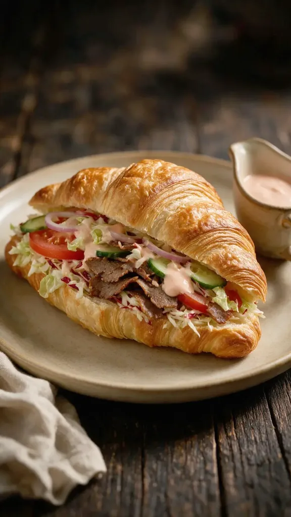 Döner-Croissant (KI-Illustration)