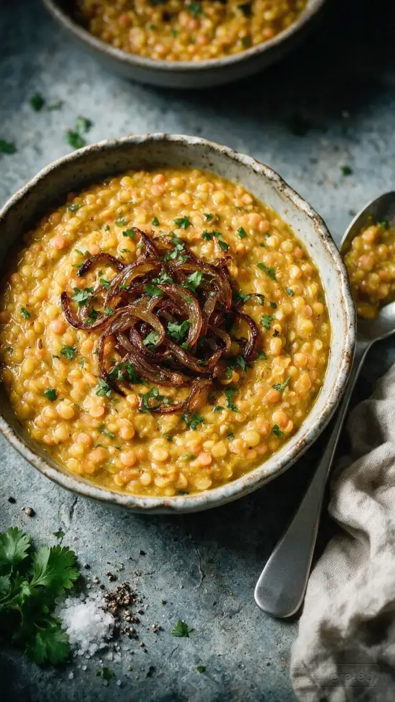 Dreierlei Linsen-Dal mit Ingwer