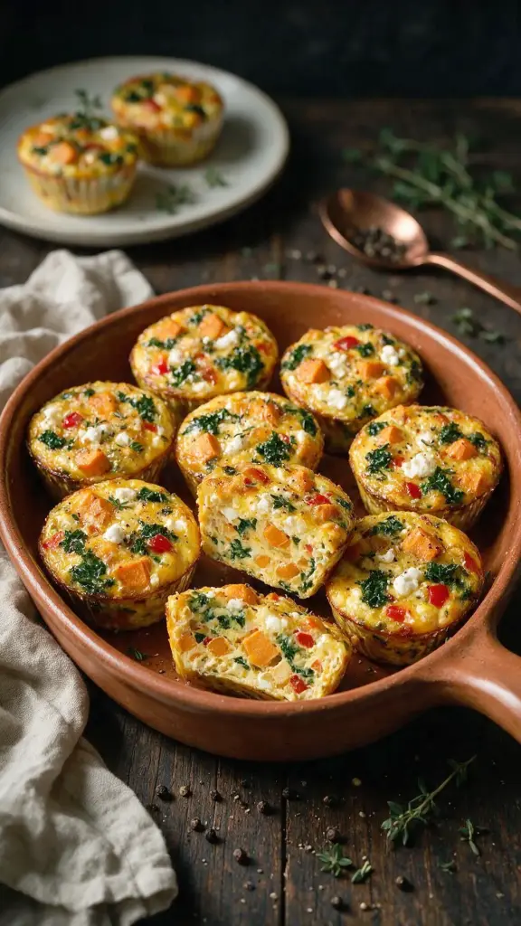 Frittata-Muffins mit Grünkohl