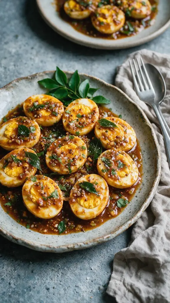 Südindisches Ei-Curry mit Tamarinde