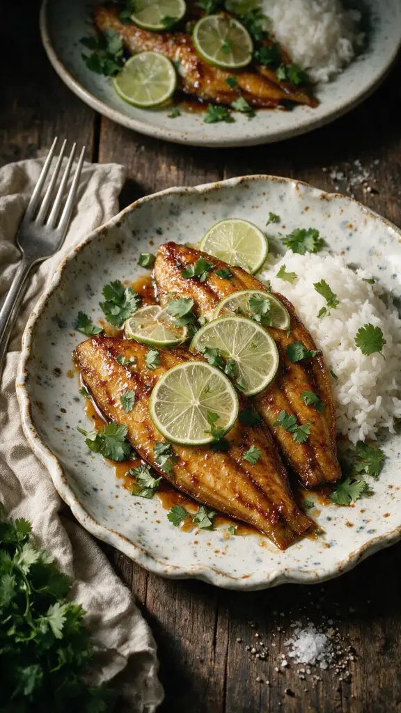 Fisch in Fischsauce-Karamell