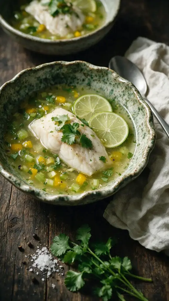 Fisch in Limettensud