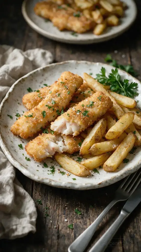 Fish and Chips aus dem Airfryer