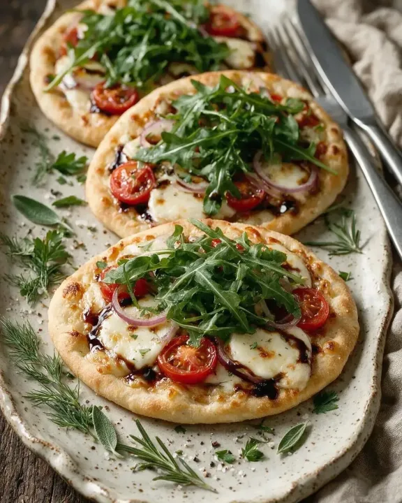 Fladenbrot-Pizza (KI-Illustration)
