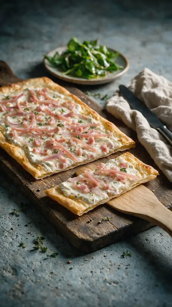 Flammkuchen aus dem Airfryer