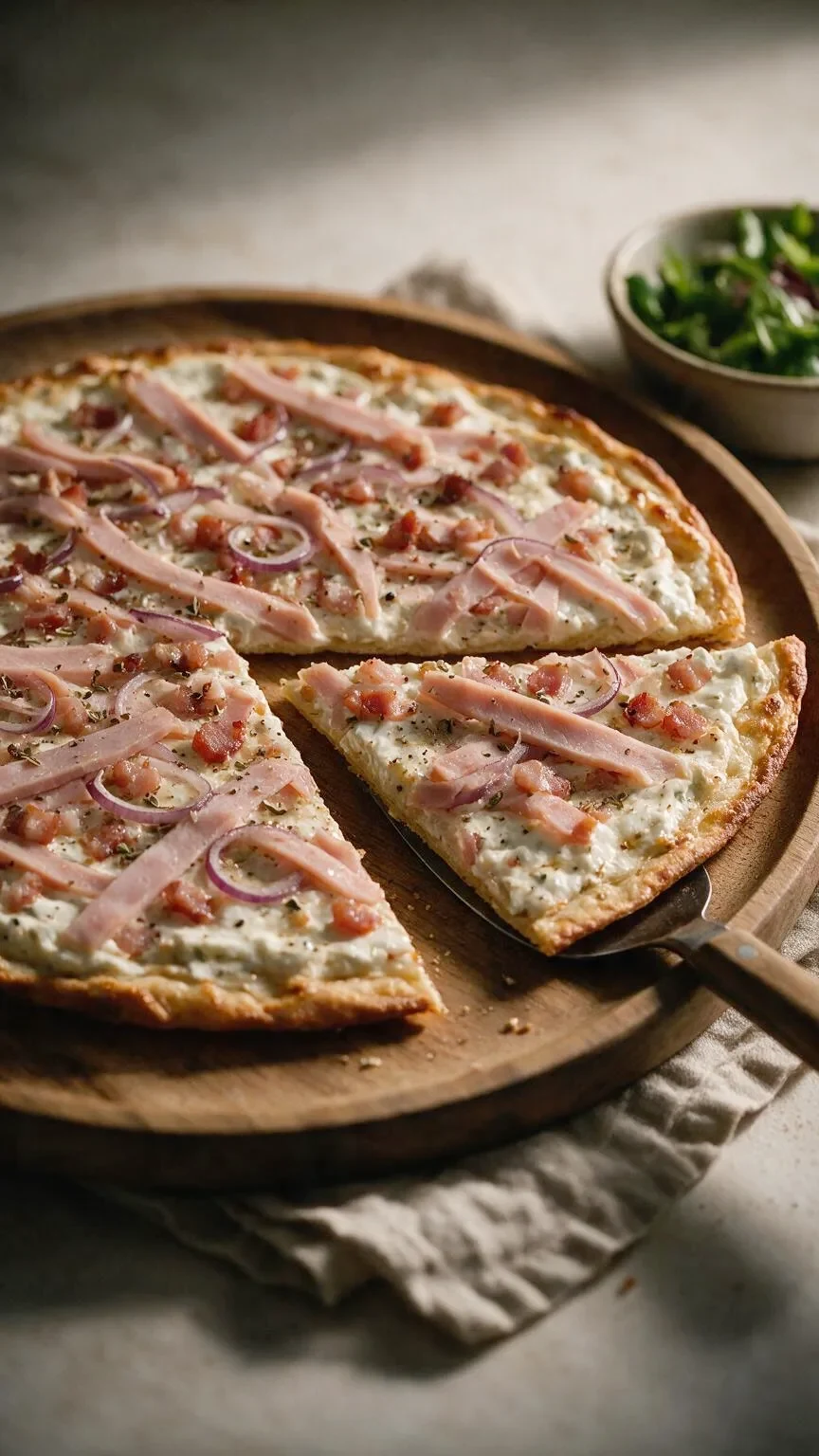Flammkuchen aus dem Airfryer