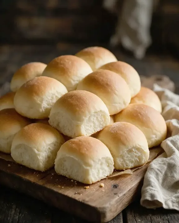 Weiche Milchbrötchen (KI-Illustration)