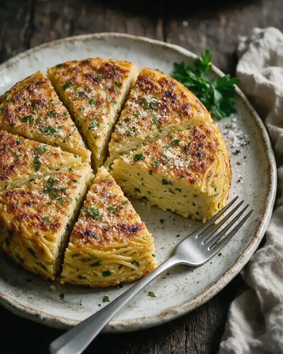 Spaghetti-Frittata (KI-Illustration)
