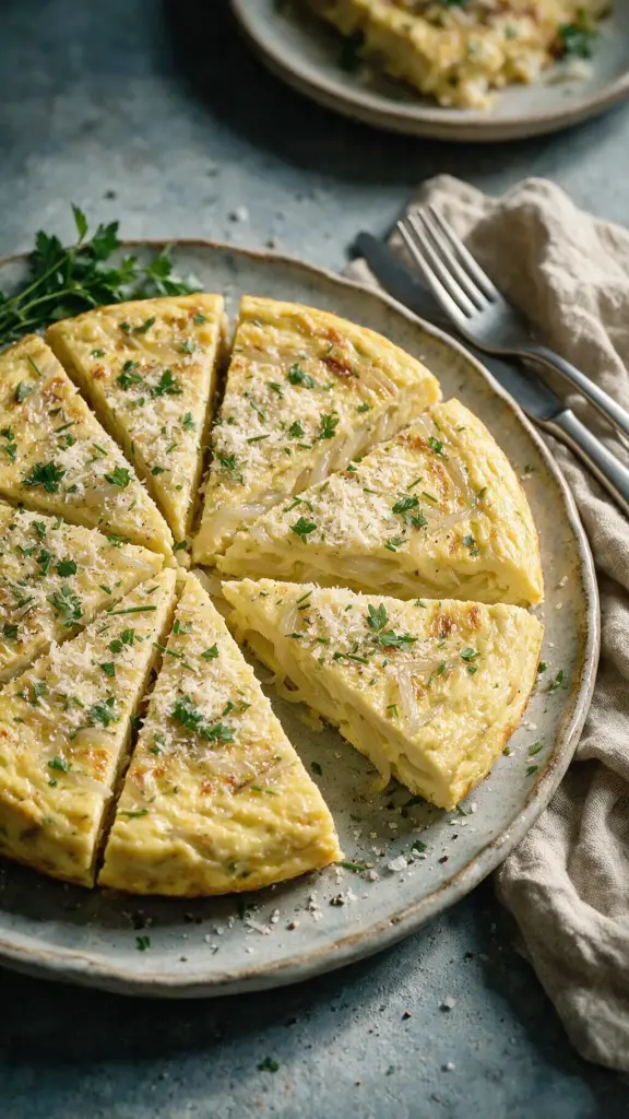Frittata mit Zwiebeln