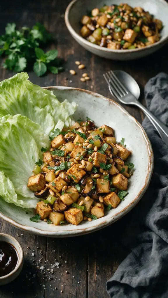 Tofu-Salat-Schalen