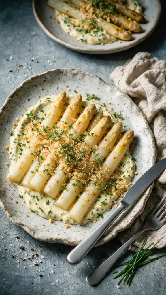 Spargel mit Schnittlauch-Mayo