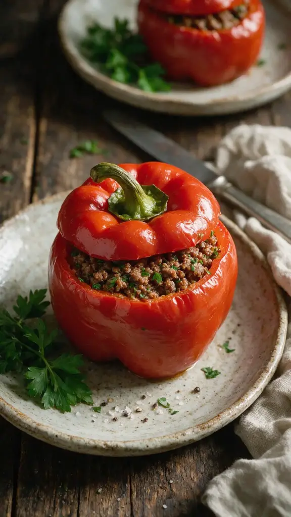 Gefüllte Paprika