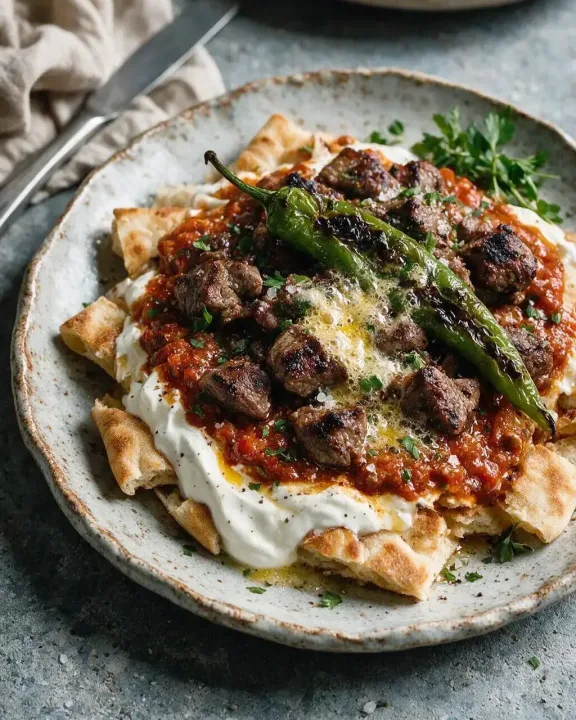 Gegrillte Lammspieße (KI-Illustration)