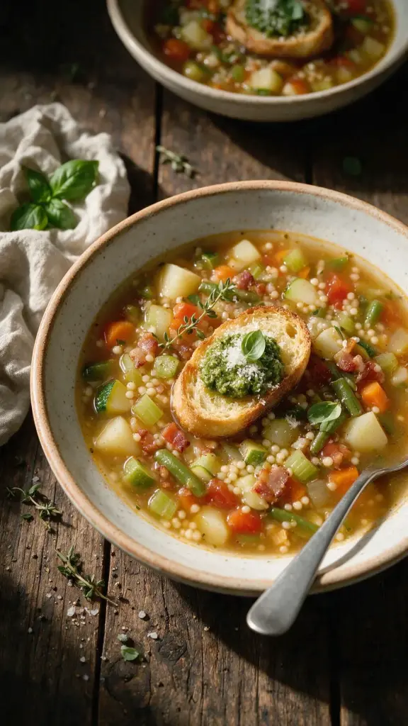 Minestrone mit Pancetta