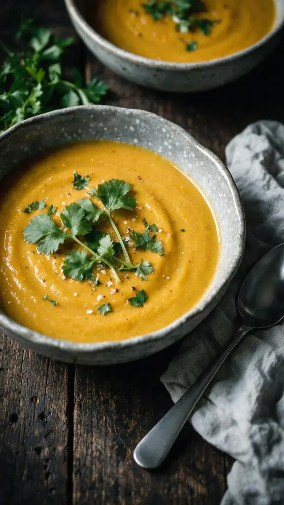Geröstete Blumenkohlsuppe