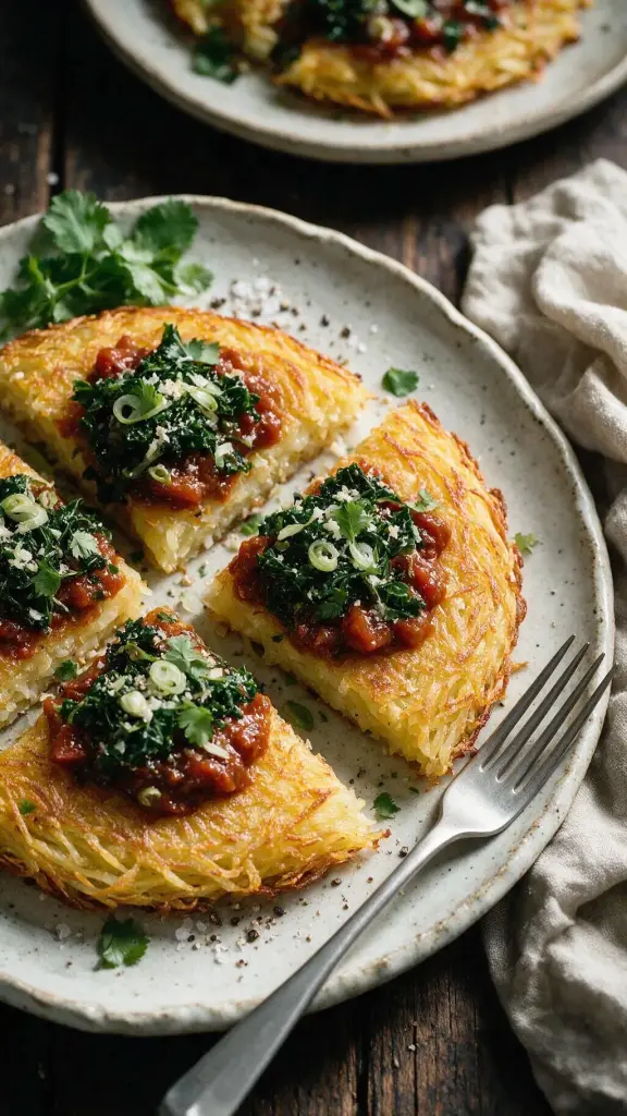 Rösti mit Ancho-Chili-Chutney