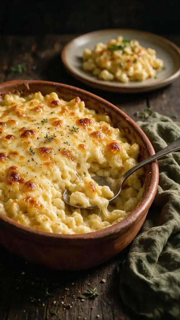 Gratinierte Käsespätzle