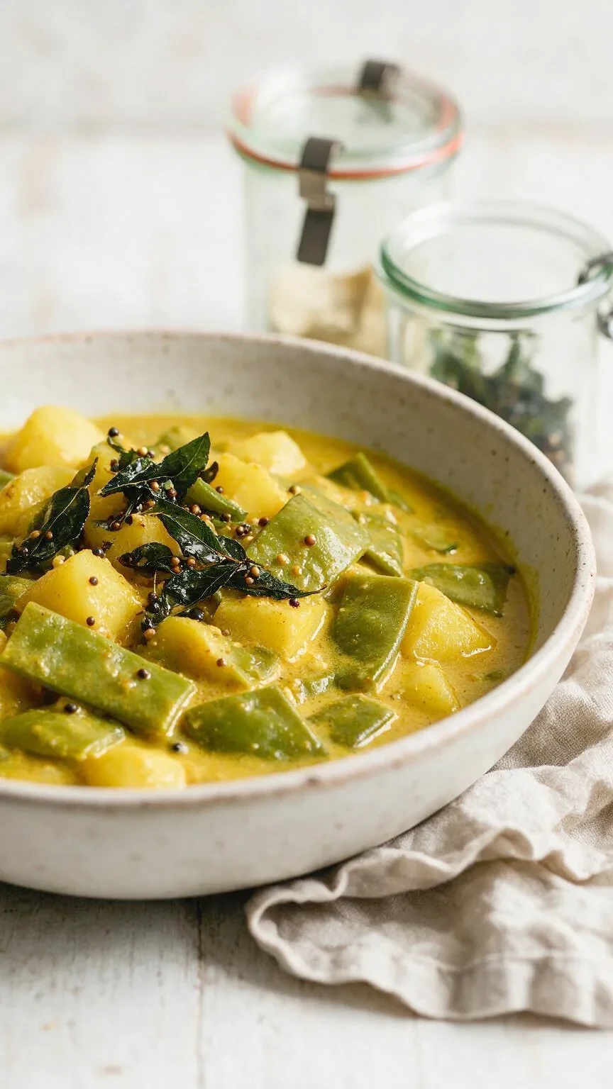 Grüne Bohnen Curry