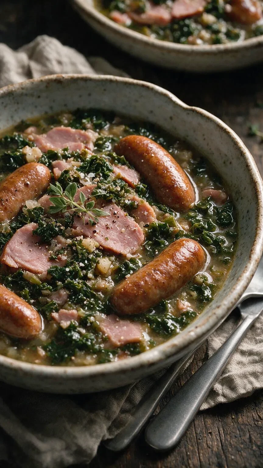 Grünkohl-Eintopf mit Wurst