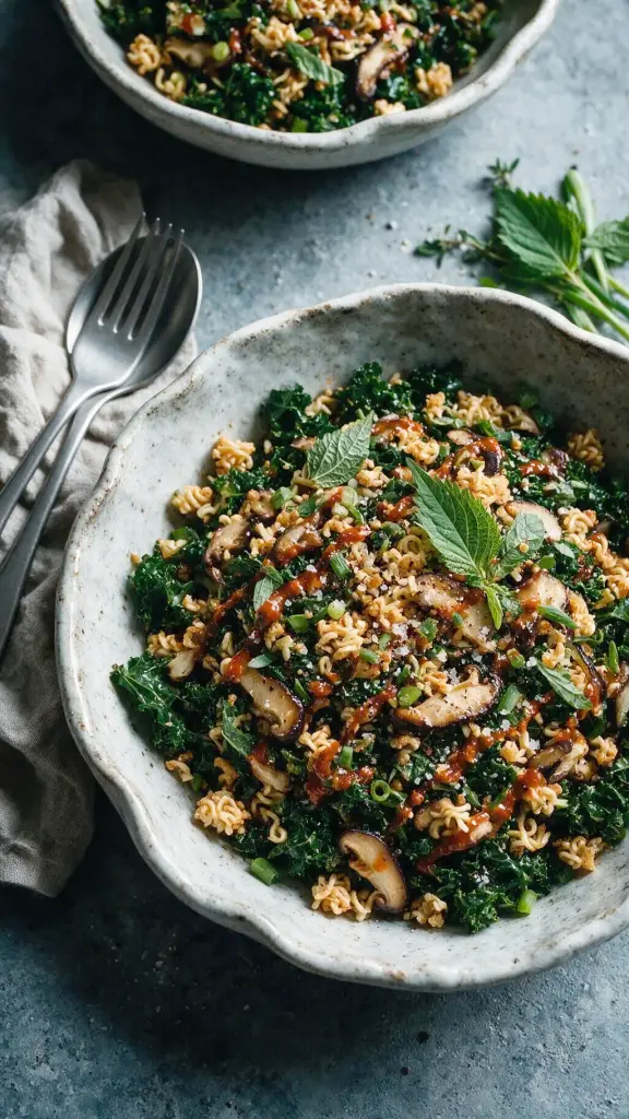 Asiatischer Grünkohl-Salat