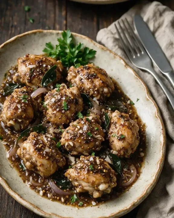Hähnchen in Pfeffersauce (KI-Illustration)