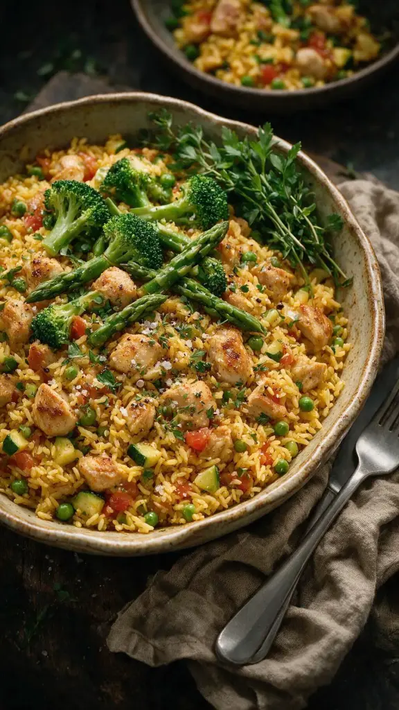 Hähnchen-Paella
