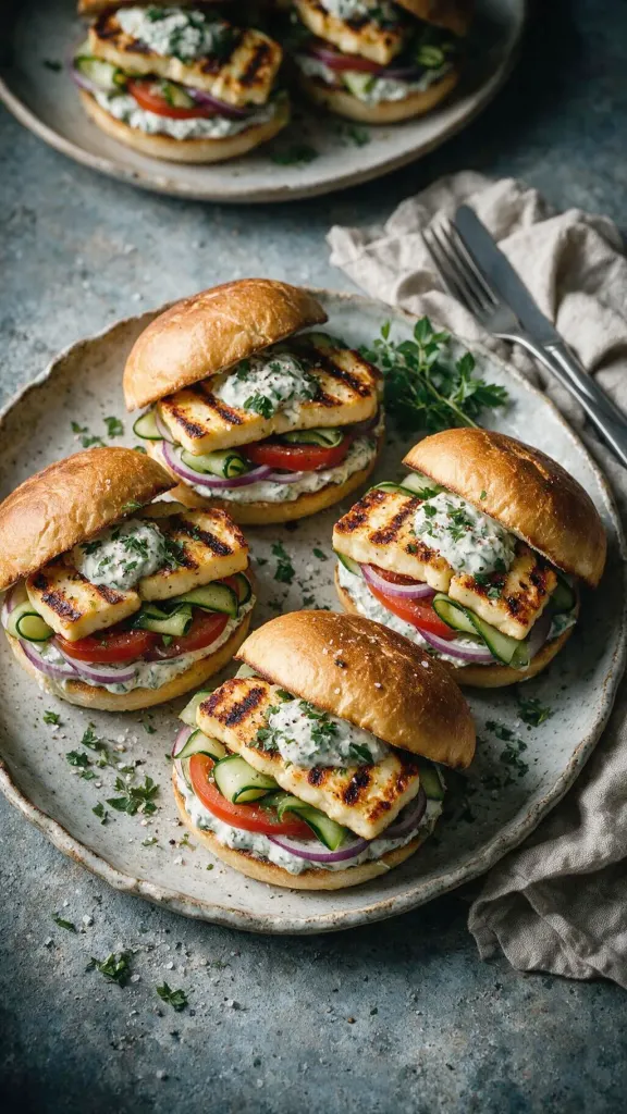 Halloumi-Burger