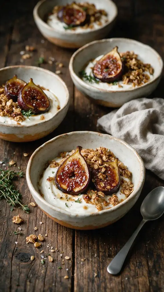 Herzhafte Feigen-Bowl mit Granola