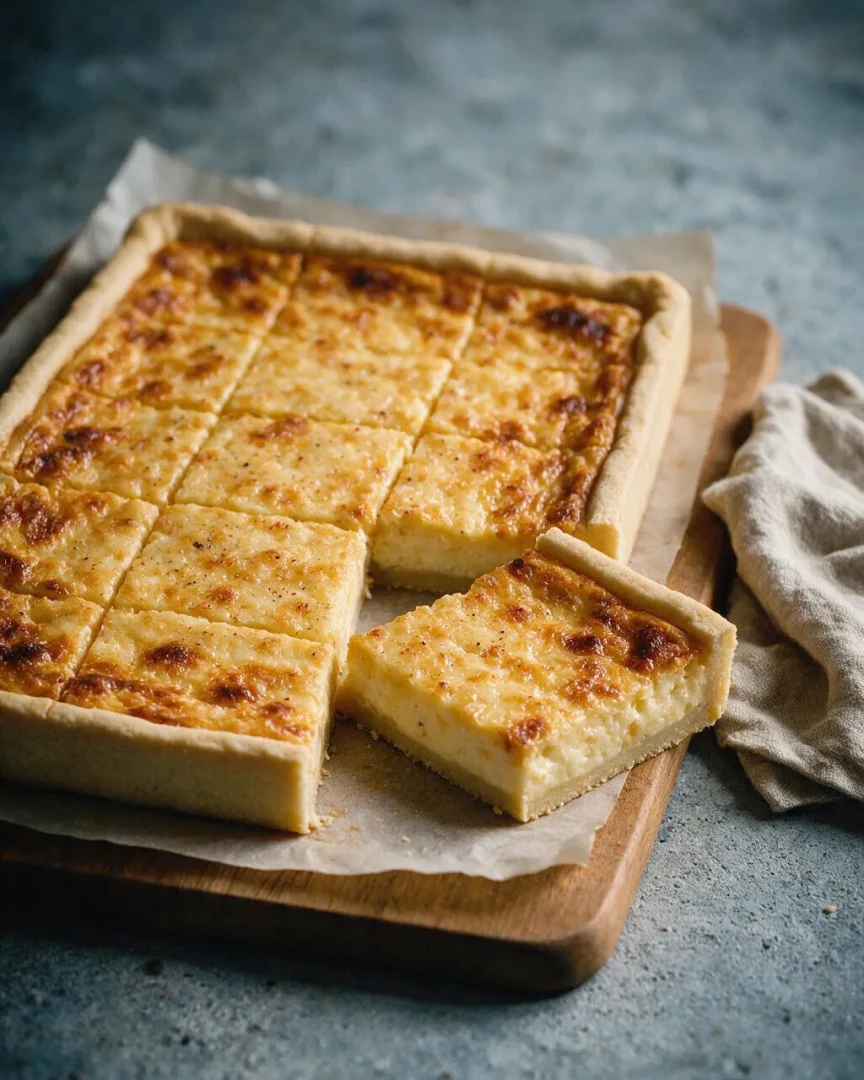 Herzhafter Käsekuchen (KI-Illustration)